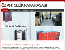 Tablet Screenshot of celikparakasasiankara.com